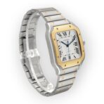 Cartier Santos de Cartier W2SA0009 39.8mm Silvered Opaline Dial With Yellow Gold Bezel - 图片 5