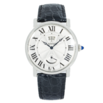 Cartier Tank Américaine W1556369 – Stainless Steel Automatic Watch with Leather Strap