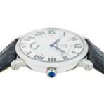 Cartier Tank Américaine W1556369 – Stainless Steel Automatic Watch with Leather Strap - 图片 3