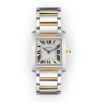 Cartier Tank Francaise Steel Yellow Gold Watch W51006Q4
