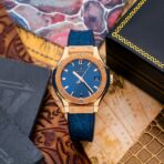 Hublot Classic Fusion 581.OX.7180.LR 33MM Blue Dial With Leather Bracelet - 图片 3