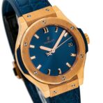 Hublot Classic Fusion 581.OX.7180.LR 33MM Blue Dial With Leather Bracelet - 图片 4