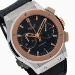 Hublot Classic Fusion Chronograph 521.NO.1181.LR 45MM Black Dial With Crocodile Skin Bracelet - 图片 3