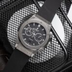 Hublot Classic Fusion Chronograph 541.NX.1170.LR 42MM Black Dial With Rubber Bracelet - 图片 4