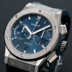 Hublot Classic Fusion Chronograph 541.NX.7170.LR 42MM Blue Dial With Leather Bracelet - 图片 2