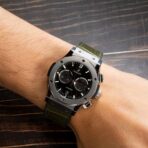 Hublot Classic Fusion Chronograph 541.NX.8970.LR 42MM Green Dial With Leather Bracelet - 图片 2
