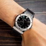 Hublot Classic Fusion Ultra-Thin 515.NX.1270.LR 45MM Black Dial With Leather Bracelet - 图片 2