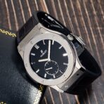 Hublot Classic Fusion Ultra-Thin 515.NX.1270.LR 45MM Black Dial With Leather Bracelet - 图片 3