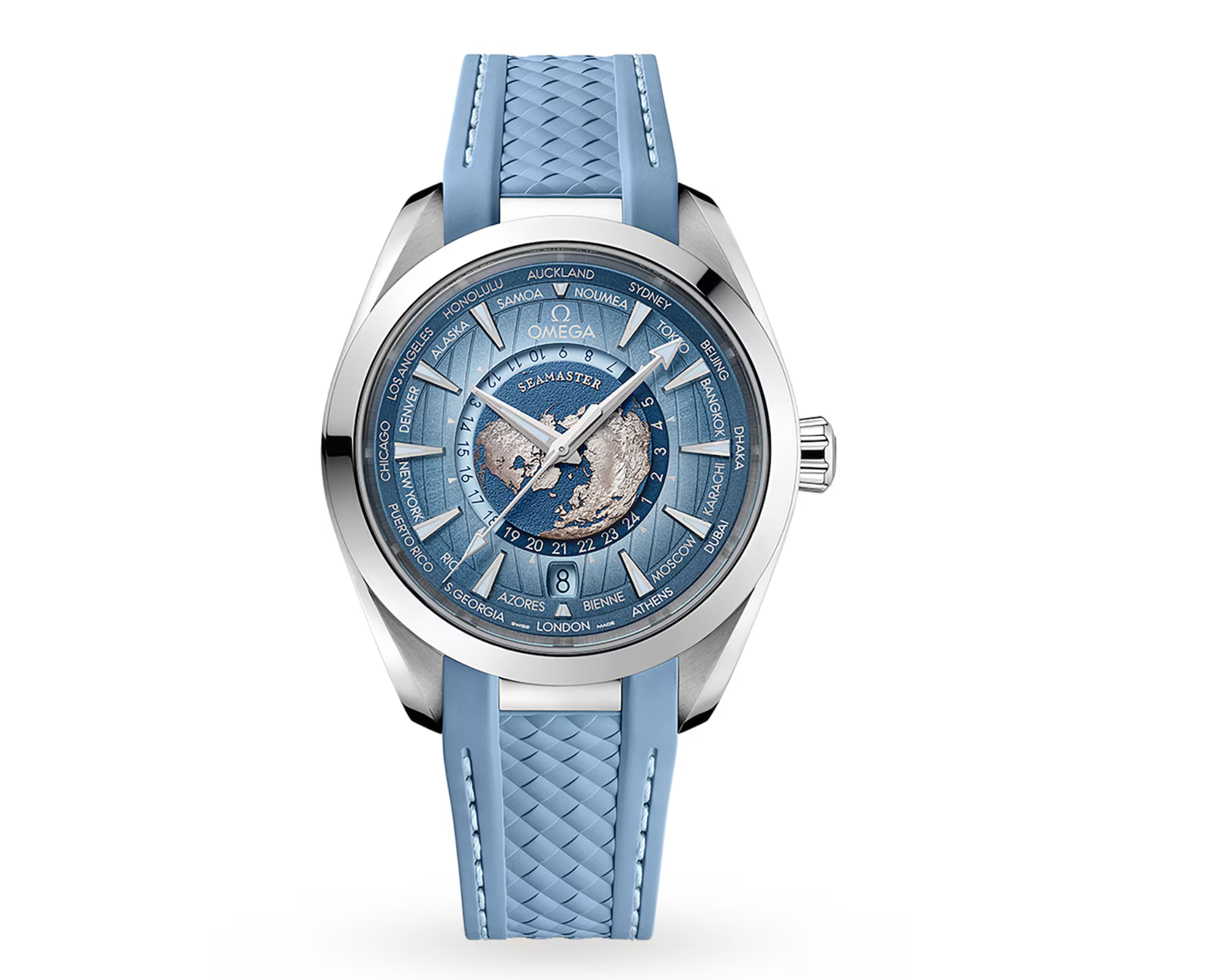 Pre-Owned-Omega-Seamaster-Aqua-Terra-150M-Co-Axial-Master-Chronometer-GMT-Worldtimer-43mm-Summer-Blue-JD-Watches-NY.png Omega Seamaster Aqua Terra 150M Co‑Axial Master Chronometer GMT Worldtimer 43mm – Summer Blue - 图片 1