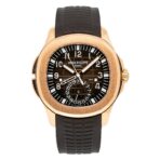 Patek Philippe Aquanaut 5164R Travel Time Rose Gold Mens Watch