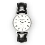 Patek Philippe Calatrava 5116 White Gold White Roman Dial Mens Watch
