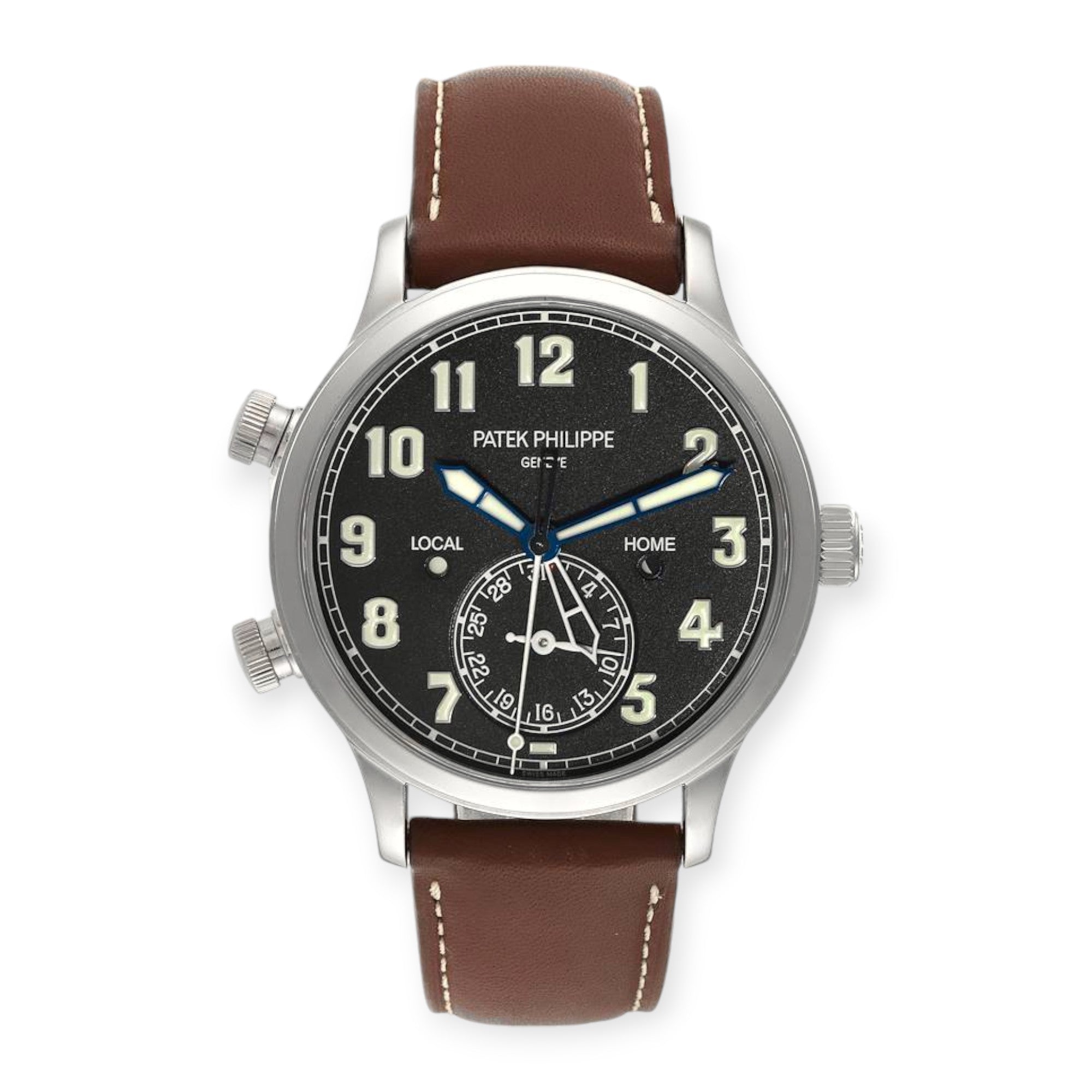 Pre-Owned-Patek-Philippe-Calatrava-5524-White-Gold-Pilot-Travel-Time-Mens-Watch-JD-Watches-NY.jpg Patek Philippe Calatrava 5524 White Gold Pilot Travel Time Mens Watch - 图片 1