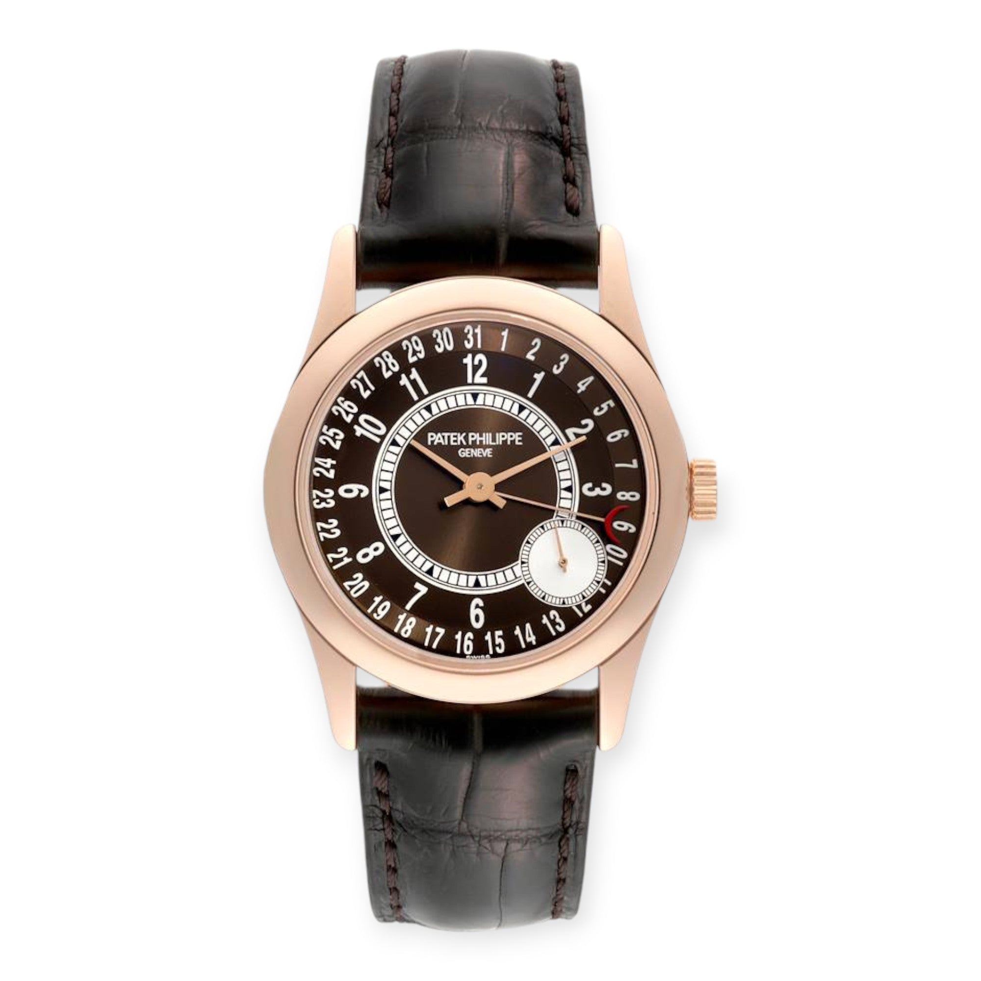 Pre-Owned-Patek-Philippe-Calatrava-6000R-Rose-Gold-Brown-Dial-Mens-Watch-JD-Watches-NY.jpg Patek Philippe Calatrava 6000R Rose Gold Brown Dial Mens Watch - 图片 1