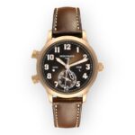 Patek Philippe Calatrava 7234 Rose Gold Pilot Travel Time Mens Watch