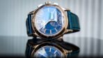 Patek Philippe Complications 5905R-010 – Rose Gold with Blue Sunray Dial & Alligator Strap - 图片 2