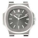 Patek Philippe Nautilus 18K White Gold Black Strap Mens Watch 5711 - 图片 2
