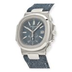 Patek Philippe Nautilus 5980 Denim Steel Mens Watch - 图片 3