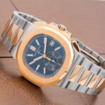Patek Philippe Nautilus 5980/1AR 40MM Blue Dial With Two Tone Bracelet - 图片 2