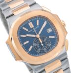 Patek Philippe Nautilus 5980/1AR 40MM Blue Dial With Two Tone Bracelet - 图片 3