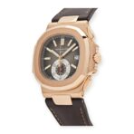 Patek Philippe Nautilus 5980R 40.5MM Black-Brown Dial With Leather Bracelet - 图片 3