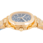 Patek Philippe Nautilus 5990/1R-001 Travel Time Flyback Chronograph Rose Gold Blue Dial - 图片 3