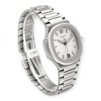 Patek Philippe Nautilus Silver Dial Steel Mens Watch 7118 - 图片 4