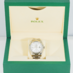 Rolex 18K White 41mm Gold Day-Date II with Silver Baguette and Diamond Dial, President Braclet - 图片 7
