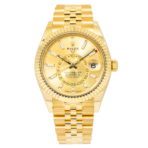 Rolex 18K Yellow Gold Sky-Dweller 336938 Jubilee Bracelet