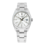 Rolex 36mm Oyster Perpetual 126200 with Silver Dial