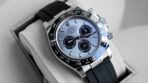 Rolex Cosmograph Daytona 116519LN-0006 – White Gold with Black Ceramic Bezel & Oysterflex Rubber Strap - 图片 7