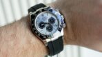 Rolex Cosmograph Daytona 116519LN-0006 – White Gold with Black Ceramic Bezel & Oysterflex Rubber Strap - 图片 8