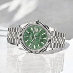 Rolex Datejust 126334 41mm Green Motif Dial With Jubilee - 图片 2