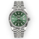 Rolex Datejust 126334 41mm Mint Green Dial With Jubilee