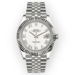 Rolex Datejust 126334 41mm White Roman Numerals Dial With Jubilee
