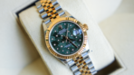 Rolex Datejust 31mm – Steel & 18K Yellow Gold – Green Floral Motif Dial – Jubilee Bracelet – Ref. 278273 (2020 to 2023) - 图片 4