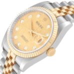 Rolex Datejust 36mm 116233 Steel & Yellow Gold Anniversary Diamond Dial Mens Watch - 图片 3