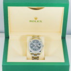 Rolex Datejust 41 Grey Green Wimbledon Dial 126300 Steel Mens Watch - 图片 6