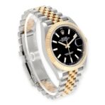 Rolex Datejust 41 Ref 126333 Steel Yellow Gold Black Dial Mens Watch - 图片 5
