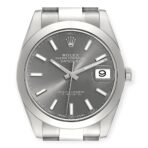 Rolex Datejust 41 Slate Dial 126300 Smooth Bezel Steel Mens Watch - 图片 2