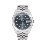 Rolex Datejust 41 – Stainless Steel with Dark Rhodium Dial and Jubilee Bracelet Ref. 126300