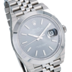 Rolex Datejust 41 – Stainless Steel with Dark Rhodium Dial and Jubilee Bracelet Ref. 126300 - 图片 2