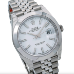 Rolex Datejust 41 – Stainless Steel with White Stick Dial and Jubilee Bracelet Ref. 126300 - 图片 2