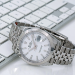 Rolex Datejust 41 – Stainless Steel with White Stick Dial and Jubilee Bracelet Ref. 126300 - 图片 3