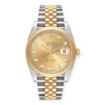Rolex Datejust 41 Steel Yellow Gold 126333 Diamond Dial Mens Watch