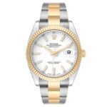 Rolex Datejust 41 Steel Yellow Gold 126333 White Dial Mens Watch