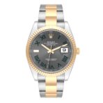 Rolex Datejust 41 Steel Yellow Gold 126333 Wimbledon Dial Mens Watch
