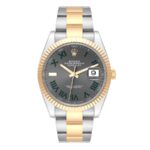 Rolex Datejust 41 Steel Yellow Gold 126333 Wimbledon Dial Mens Watch