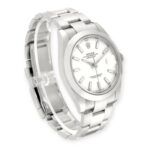 Rolex Datejust 41 White Dial 126300 Smooth Bezel  Steel Mens Watch - 图片 4