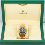 Rolex Day-Date 36mm 118235 Everose Gold Black Arabic Dial President Bracelet Men’s Watch (Year: 2000 to 2005) - 图片 5