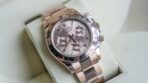 Rolex Daytona Rose Gold with Pink Champagne Dial with Diamond Baguette Hour Markers 116505 - 图片 3